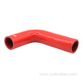 Flexible heat resistant 90 degree silicone elbow hose